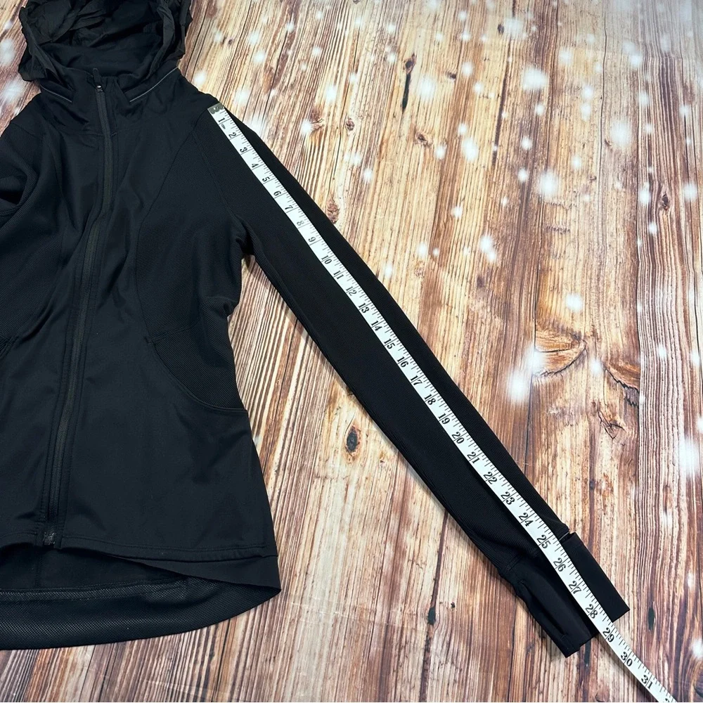 Lululemon Athletica Women’s Zip-Up Hoodie  Size 6 Black